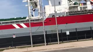 Sault locks ship