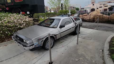 Back To The Future DeLorean Time Machine || Universal Studios Florida