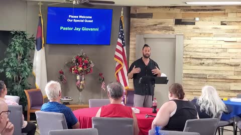 Pastor Jay Giovanni Preaches at Martinwood Christian Church