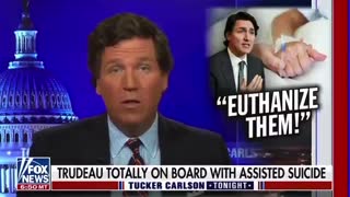 Tucker brings up Canada is legalizing CHILDREN assisted suicides???