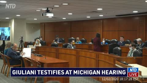 Michigan's Legislature Debate on Swearing Rudy Giuliani in as a Witness During Election Hearing