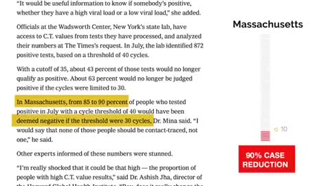 PCR tests are a fraud and used to take our freedoms