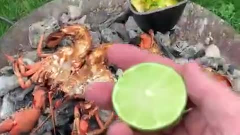 Coal Roasted Baja Lime Lobster Recipe!