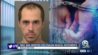 PBSO: Man stole musical instruments from Palm Beach County Orchestra