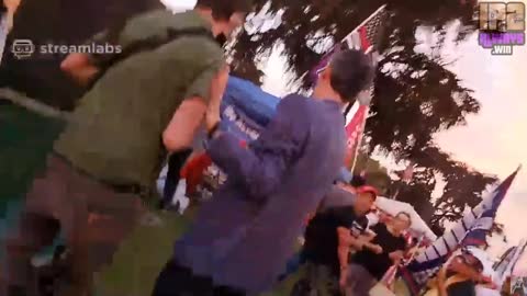 SJC vs Captain Content - Beverly Hills Trump rally