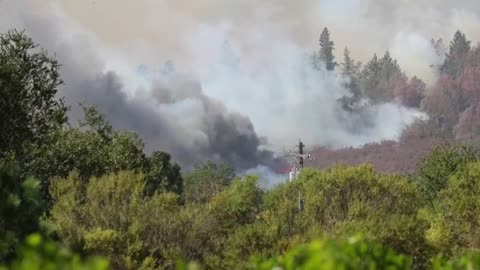 Nuevas imágenes de los incendios en California