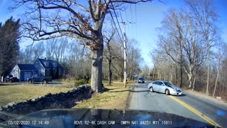 Car Pulls out in Front of Pickup at the Last Moment