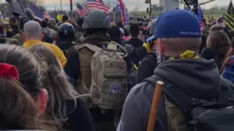 Marching with The Proud Boys