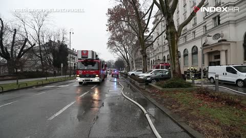 Požar u zagrebačkom hotelu Esplanade