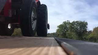 Unloading Tractor