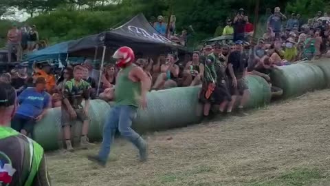 Rowdy Downhill Racing Event in Texas
