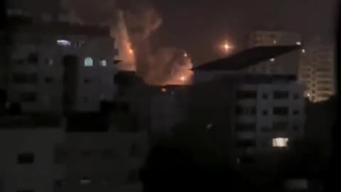 JUST IN - Israel launches massive airstrike in Gaza