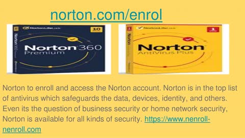 www.norton.com/enroll | norton security