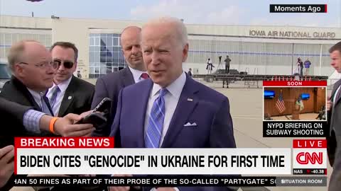 Biden Says Putin Committing Genocide
