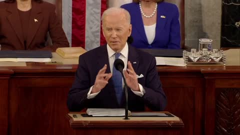 President Biden says "Iranian people" instead of "Ukrainian people."