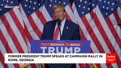 Trump Talks About Attending UFC 299 Following Rally In Rome, Georgia