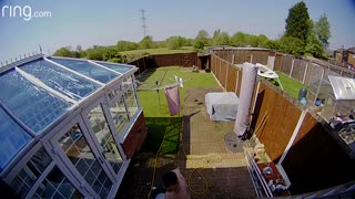 Man Slips While Cleaning Conservatory