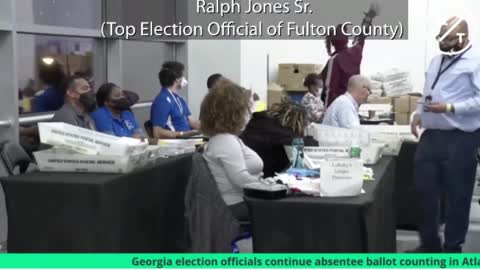 Fullton County election fraud caught on VIDEO!