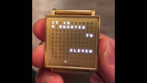 Have You Watched This Different Watch? Only TEXT DISPLAY !!