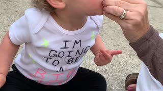 Adorable Child Excited for Chocolate