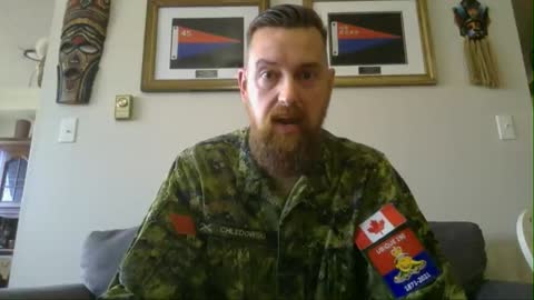 Canadian Army Major speaks out against Tyranny