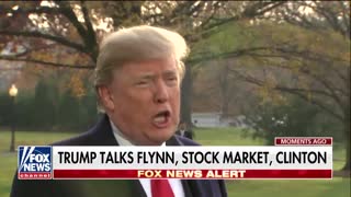 President Donald Trump feels badly for Michael Flynn