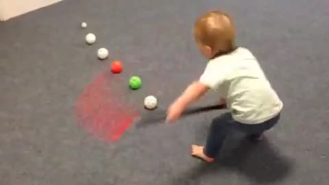 1-Year-Old Baby Shows Amazing Hockey Skills