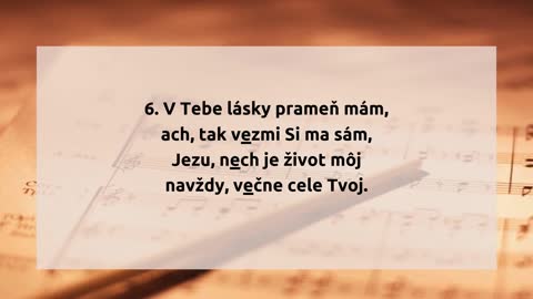 287. Vezmi, Pane, život môj