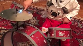 The cutiest baby drummer, the best drum player