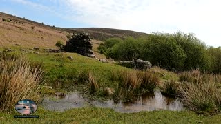 An old tin mine settlement in Dartmoor