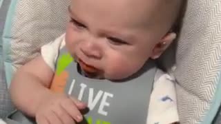 Oliver doesn't like Carrots