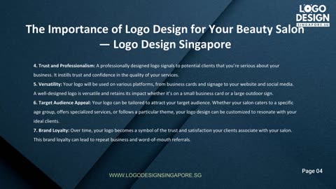 The Importance of Logo Design for Your Beauty Salon — Logo Design Singapore