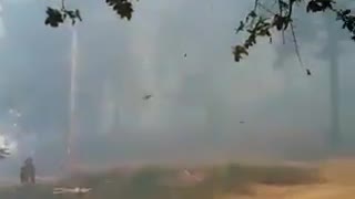 Reportan grave incendio forestal en la vereda El Pantano, en Girón