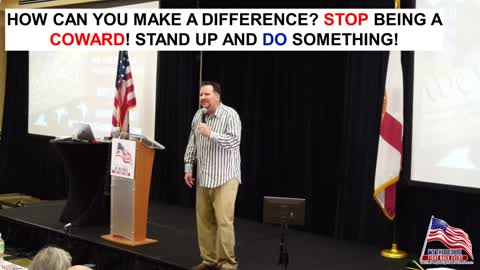 Brad Barton Lets it Rip for His Love for America!! **Stop Being a Coward**!!
