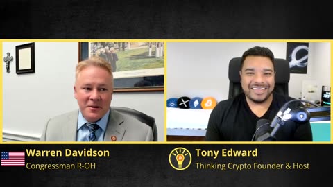 Congressman Warren Davidson on Crypto Regulations, SEC Gary Gensler Subpoena, Bill Hinman ETH, CBDCs