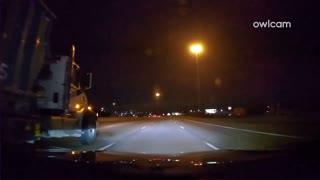 Falling Meteorite Seen From Austin Freeway