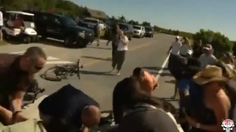 Joe Biden Falls off his Bike 6-18-22