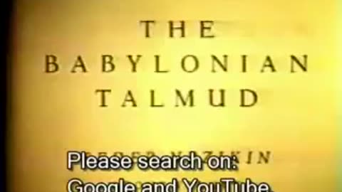 Jesus & Mary Teaching of the Babylonian TALMUD