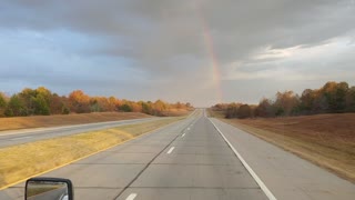 Rainbow over Talemena Oklahoma