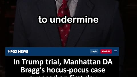 Trump Hush Money Trial Day One - Opening Statements by Manhattan DA
