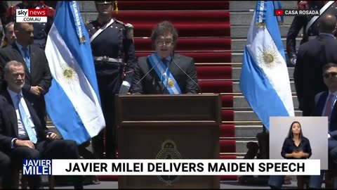 IN FULL: Argentina president Javier Milei's inauguration address english voice over