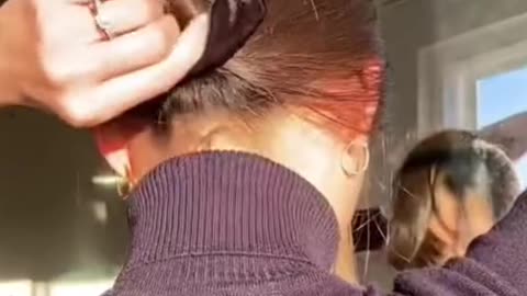 Volume high ponytail