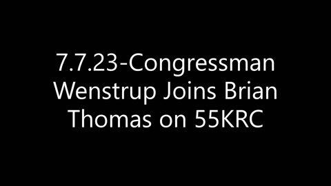 Wenstrup Joins Brian Thomas to discuss Our Dependence on Adversaries, China, the Bidens, & More