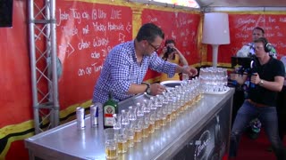 Philip Traber Holds World Record for Pouring 17 Jägerbombs