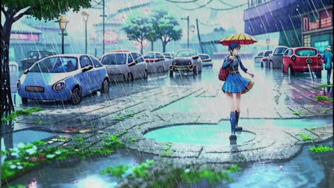 w a l k i n g in puddles in the r a i n [lofi hip hop/chill beats]