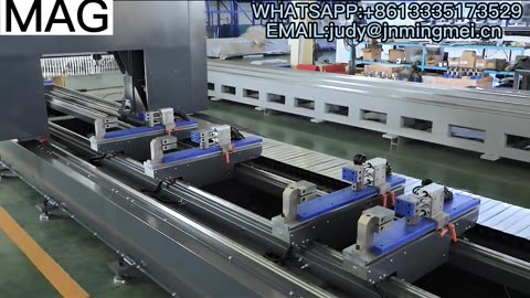 cnc processing center for aluminum drilling and milling #cncmachine #drilling #milling #aluminum