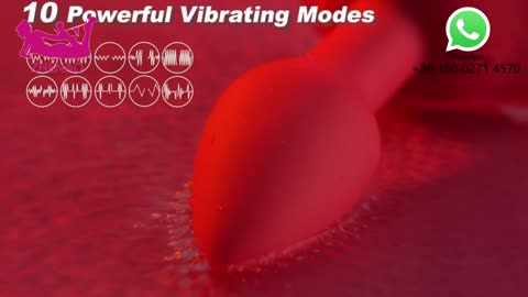 best supplier of Rose Sex Toys Vibrator Remote Control Vibrators Vibrating Rotating Modes Anal Plug