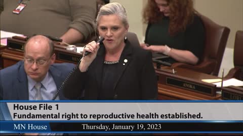 Is it REALLY about WOMEN'S HEALTHCARE?? HF1 Abortion Bill floor speech, Jan 19, 2023