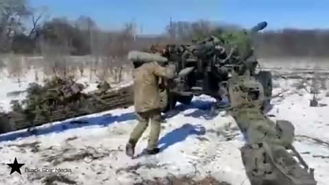 Ukrainian Artillery Scoring Direct Hits on Russian Positions