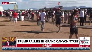 10/9/22 President Donald Trump Save America rally Mesa AZ ways to watch in description below 👇 #maga